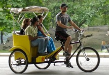 Central park pedicab tours tab1